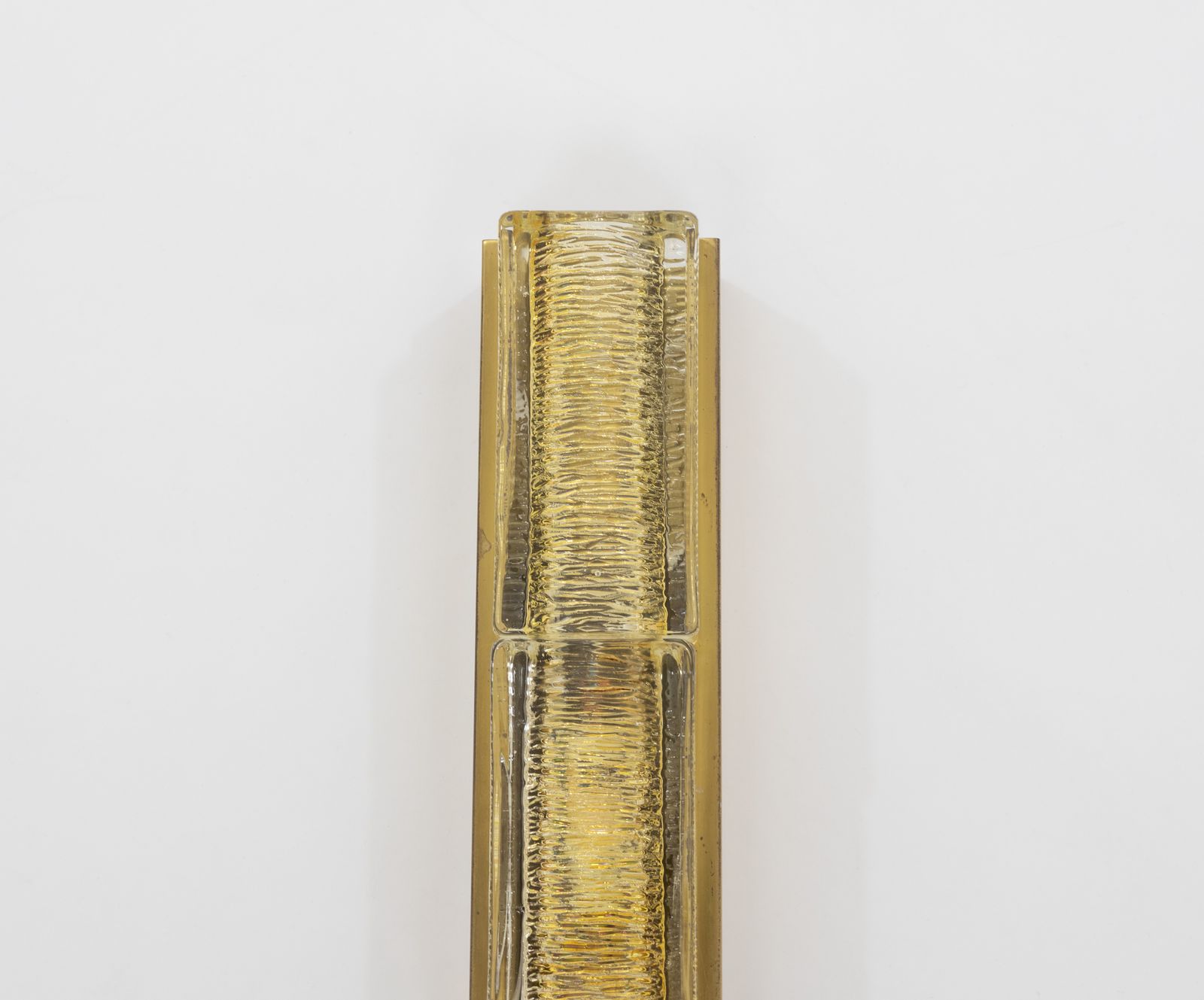 A Glass And Brass Double Atlantic Wall Lamp By Vitrika In Gold, 1970s photo buy