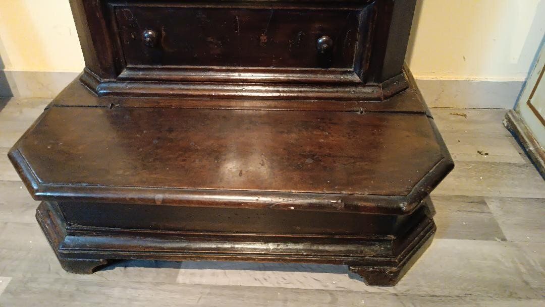 Antique 17th Century Walnut Kneeler With Drawers photo vinterior
