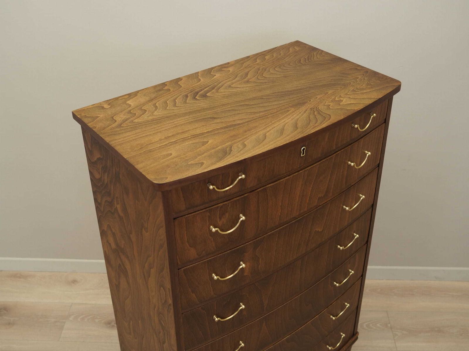 Walnootfineer Ladekast, Deens Design, Ca. Jaren 1960, Productie: Denemarken photo vinterior