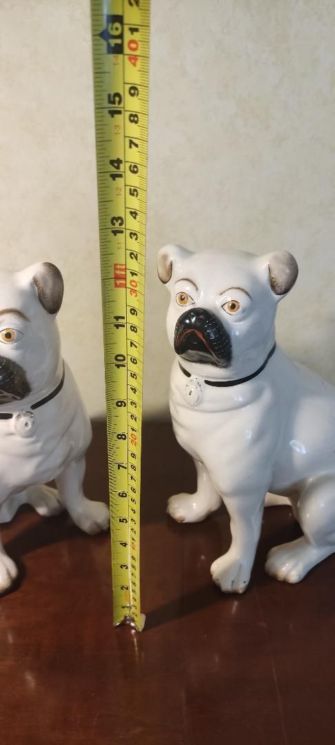 Staffordshire Pair Of Pugs photo furniture