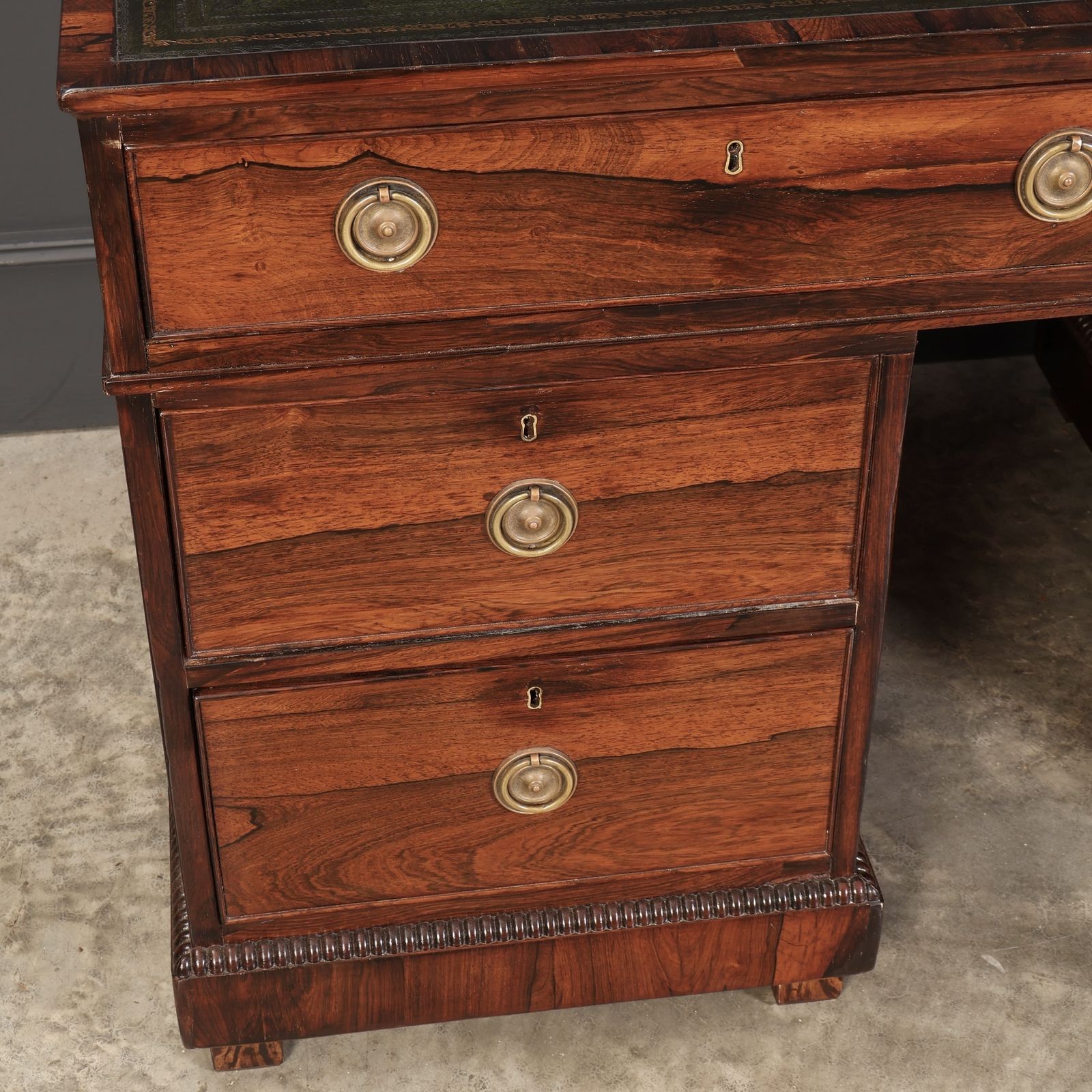 Rare William IV Rosewood Partners Desk photo for sale