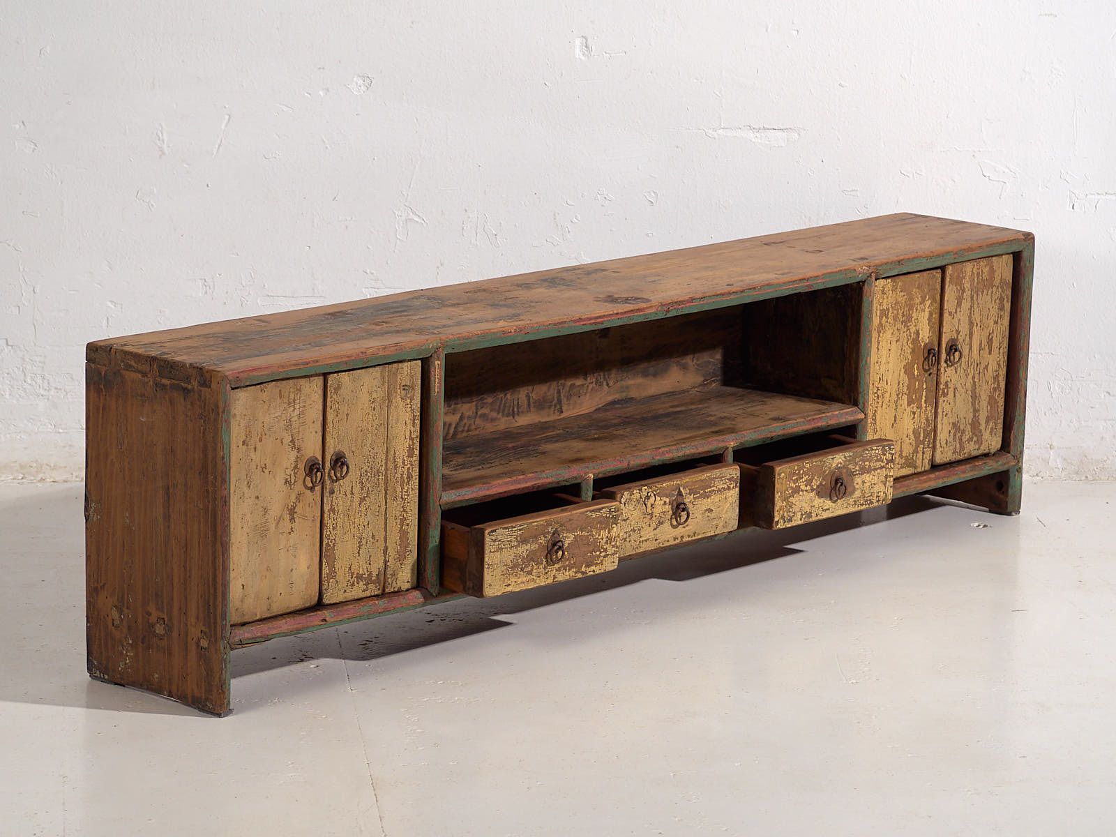 Antique Wabi Sabi Style Base Cabinet (C.1900) #35 photo 894.0
