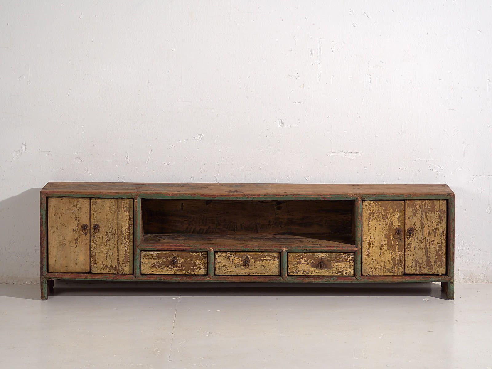 Antique Wabi Sabi Style Base Cabinet (C.1900) #35 photo vintage