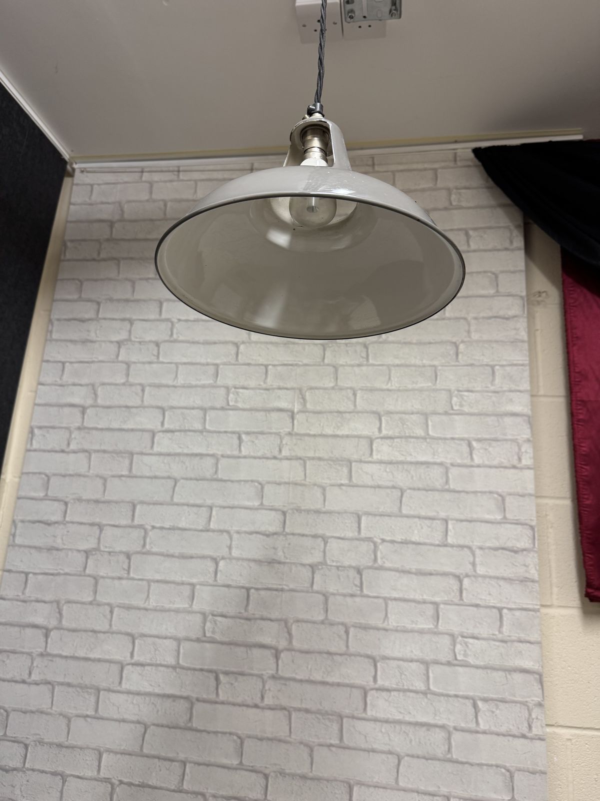 Reclaimed Lighting: Grey Enamel Shade (Quantity 7x) photo for sale