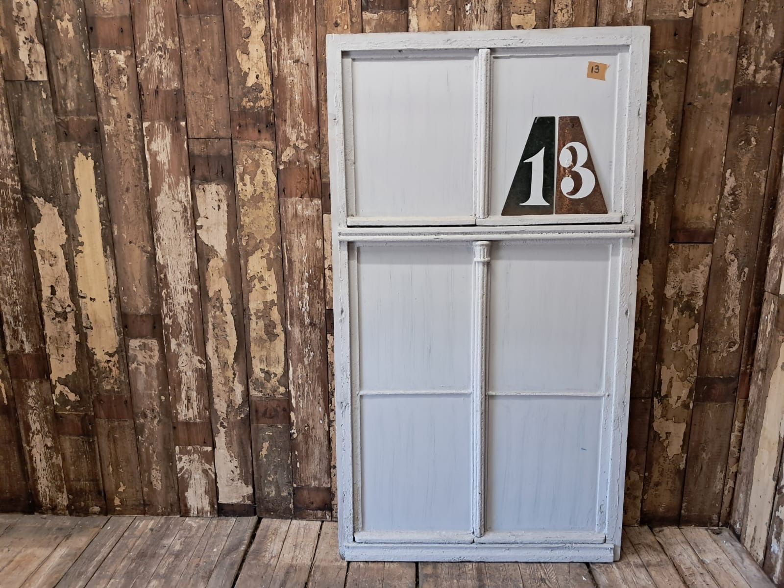 Garden Decor Wooden Mirrored Window No.13, 1950s photo