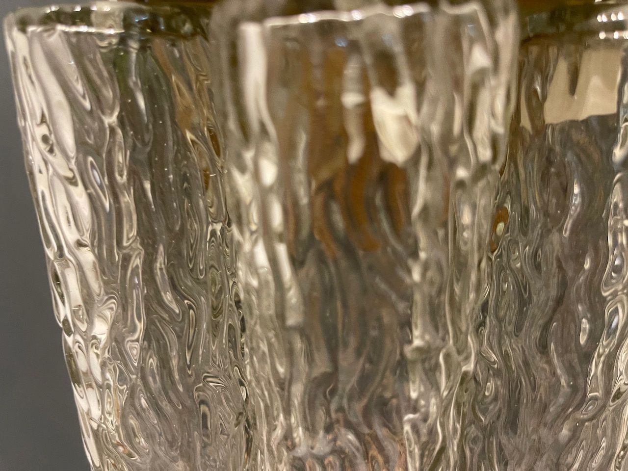Murano Glass Tube Wall Sconces – Set Of 2, Italy, 1980s photo for sale