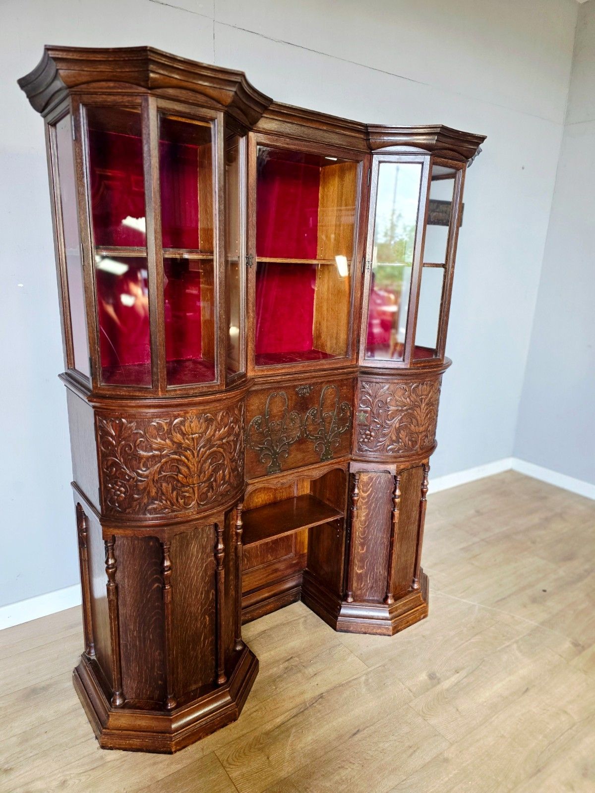 Morris & Co Victorian Oak Cabinet/Desk Designed By George W Jack photo Furniture