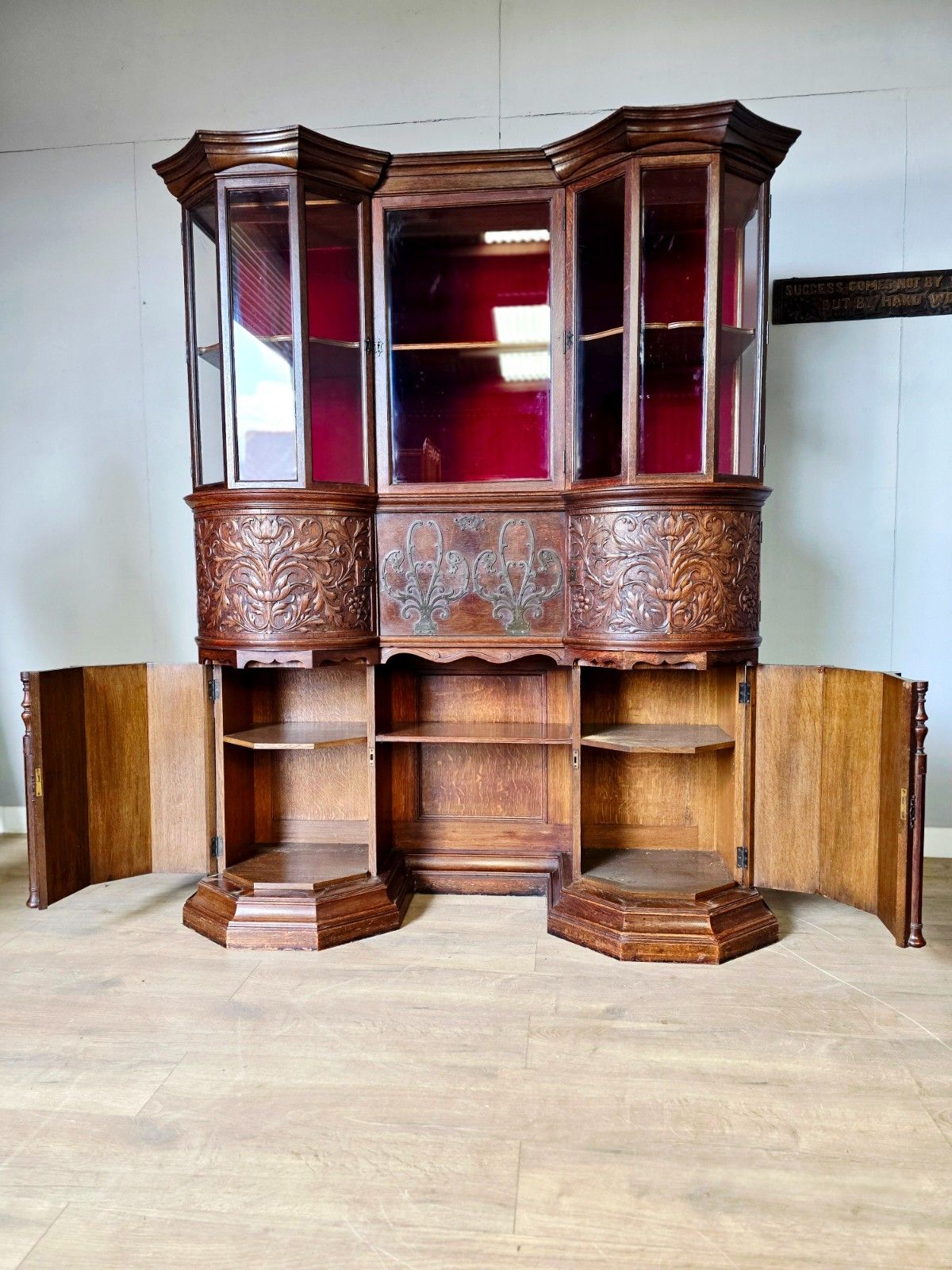 Morris & Co Victorian Oak Cabinet/Desk Designed By George W Jack photo 3850.0
