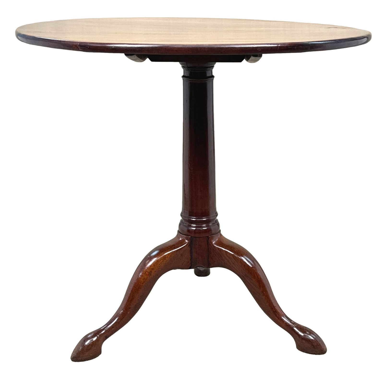 2800.0 18th Century Georgian Mahogany Tripod Table (England, Circa 1760) photo