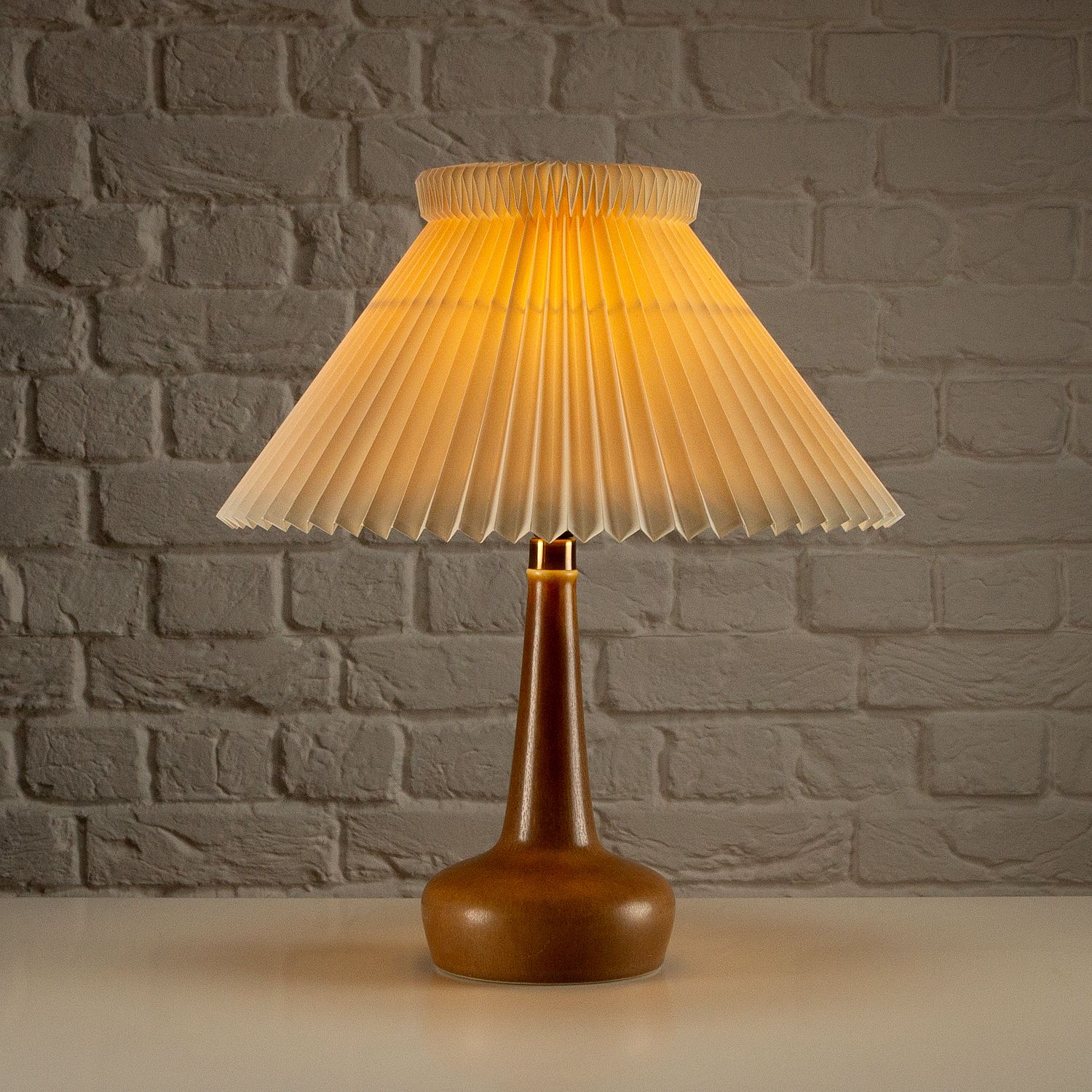 photo vinterior Pair Of Le Klint Palshus Stentöj Model 311 Lamps, Denmark 1960s