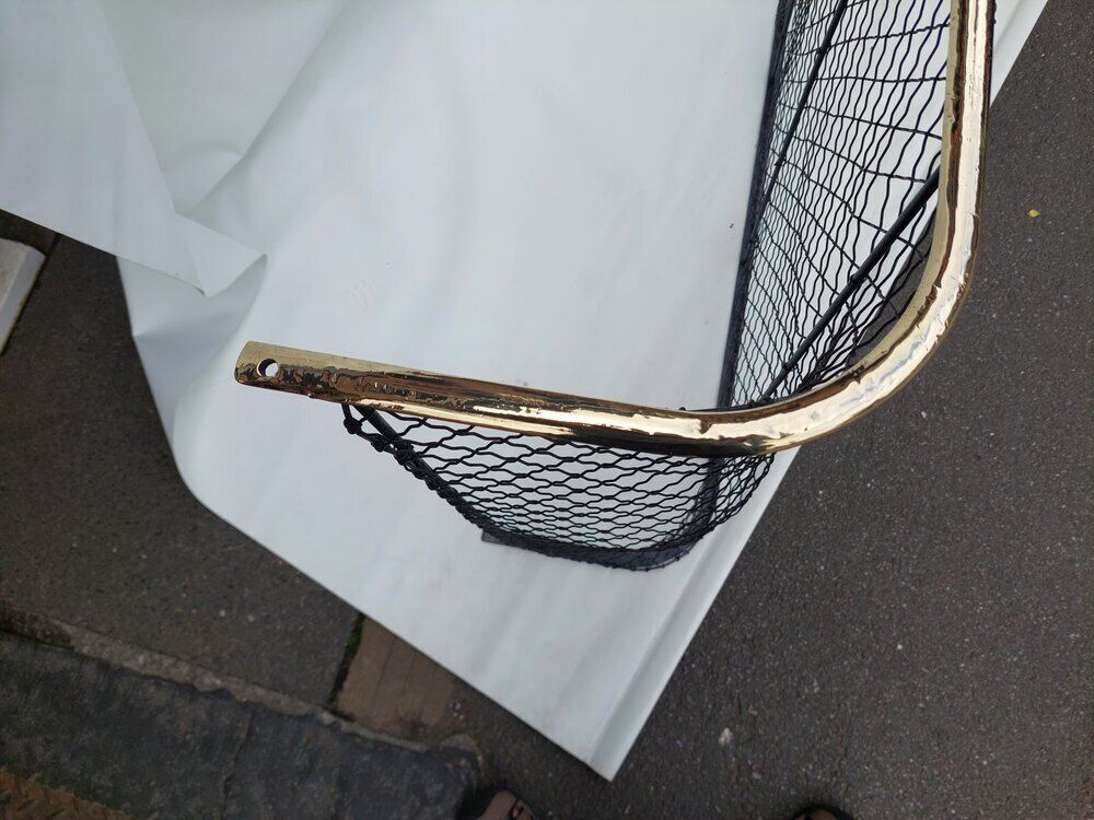 Victorian Brass Wire Mesh Nursery Fender photo furniture