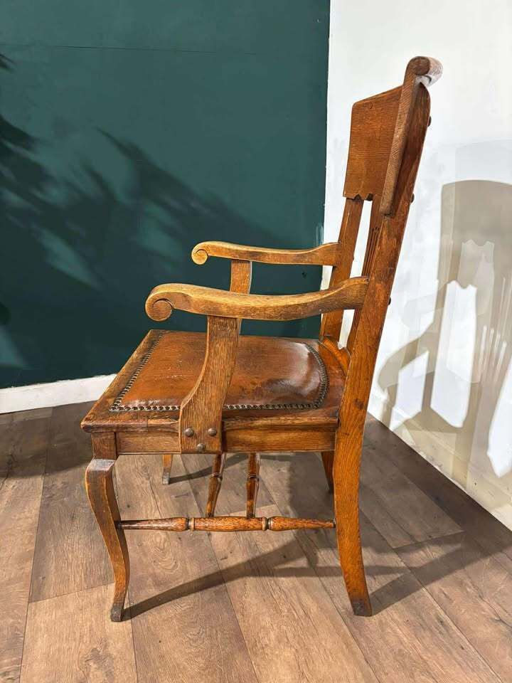 299.0 Vintage Oak Office Armchair photo
