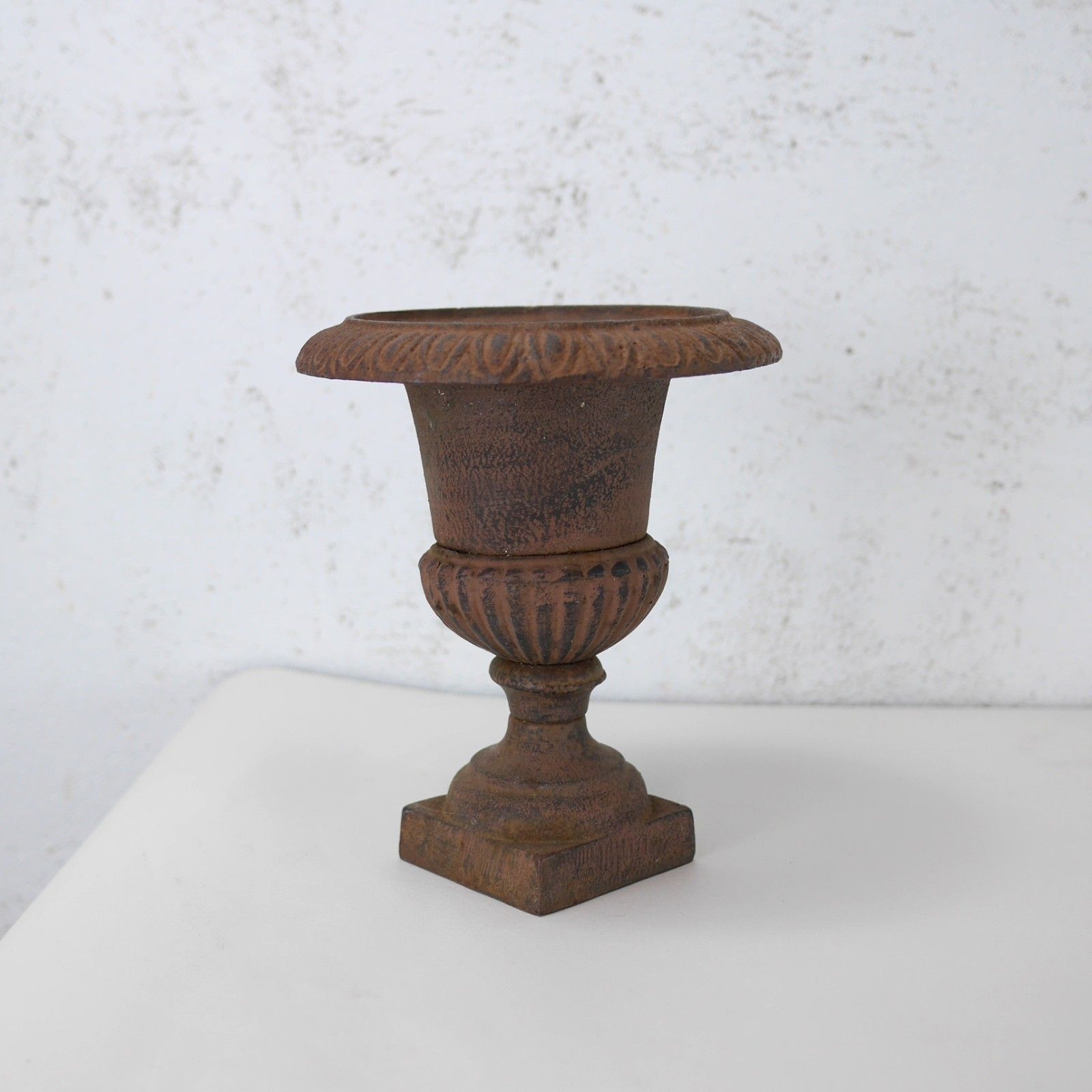 Small Miniature Cast Iron French Campana Urn Planter Victorian Style #102894 photo Garden Decor
