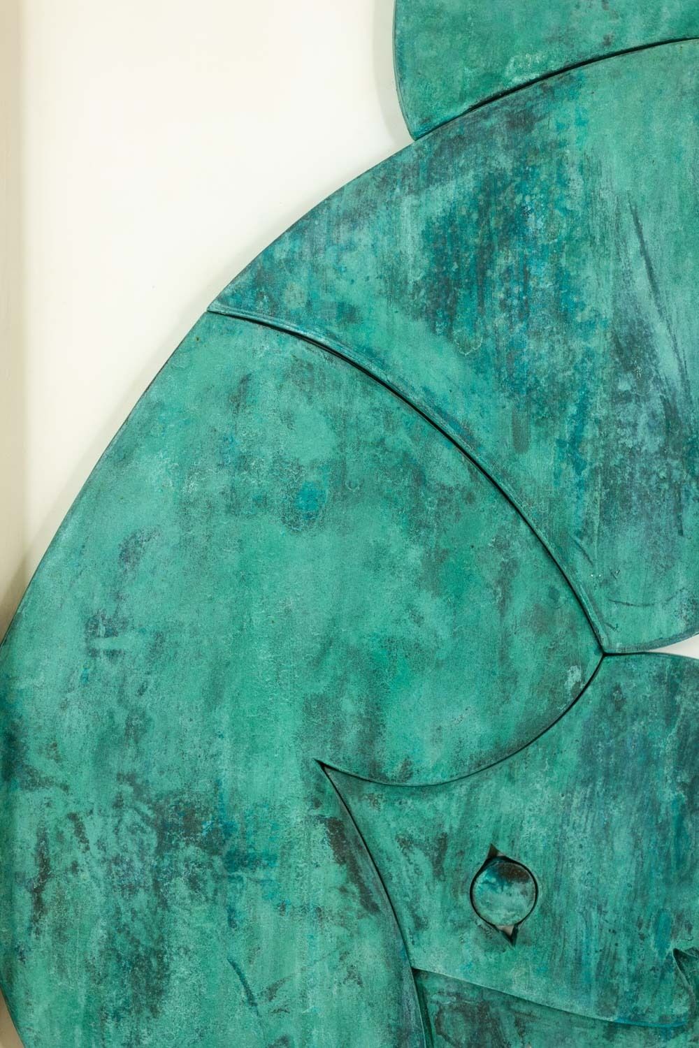 'The Twins', Bas Relief Framed In Oak Wood And Patinated Copper photo 7400.0