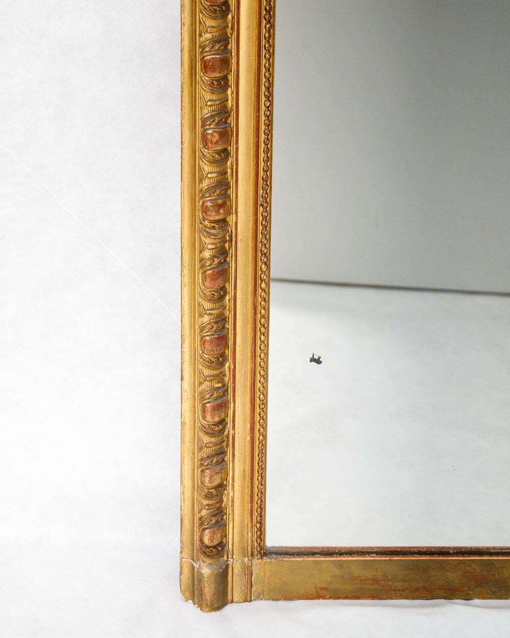Large 19th C Louis Philippe Mirror With Ornate Shield Crest photo buy