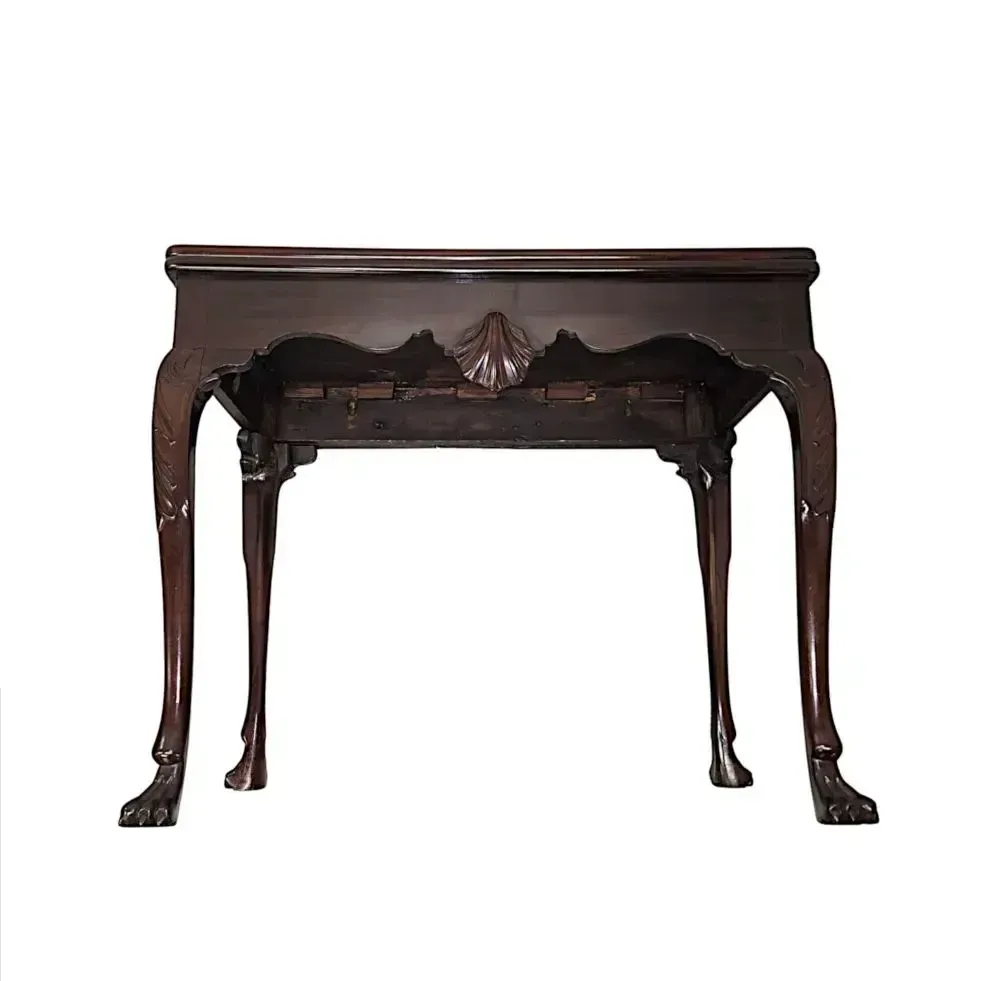 photo buy A Very Rare Early 19th Century Irish Turn Over Leaf Games Table