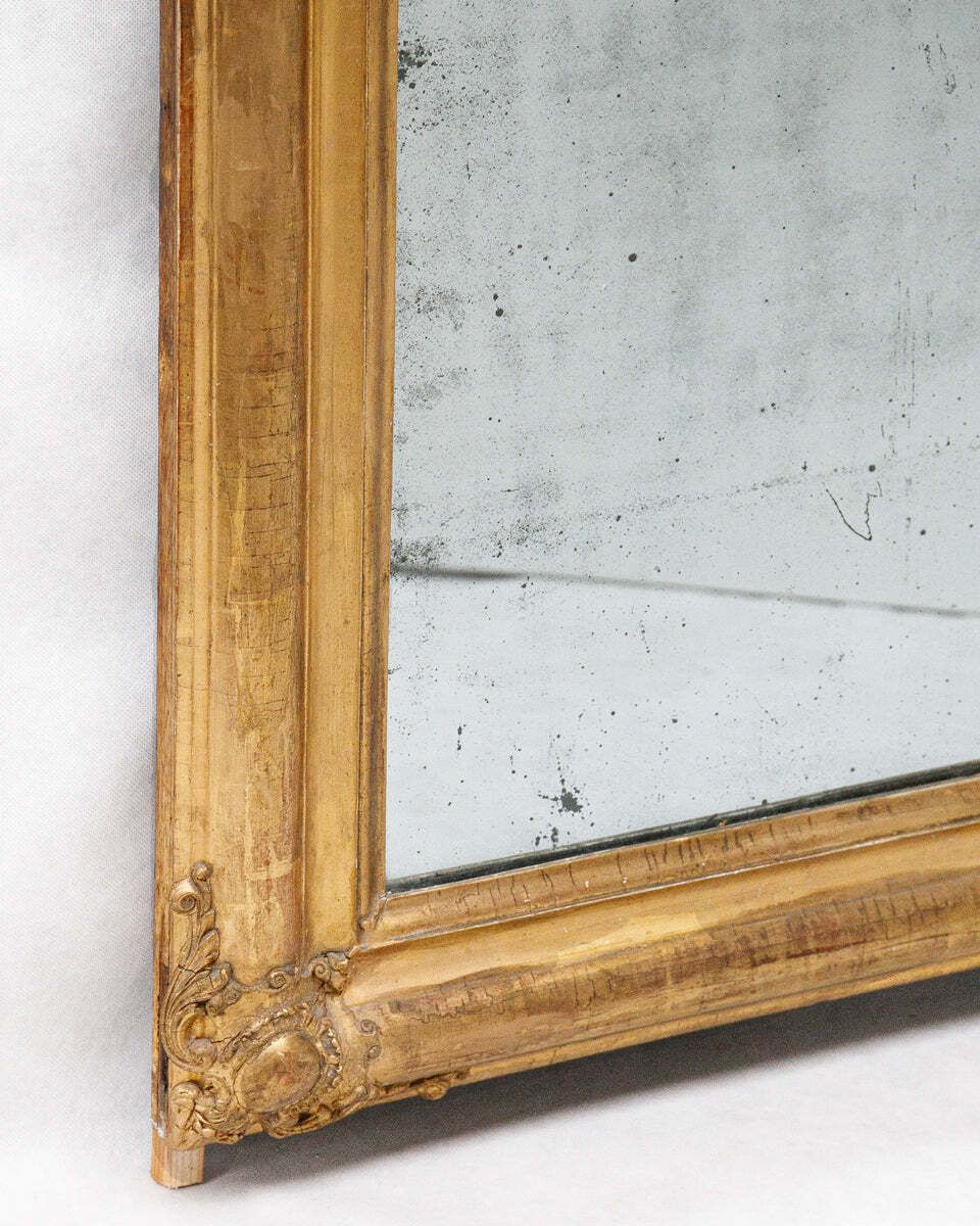 19th C Louis Philippe Mirror With Grapevine Crest photo buy