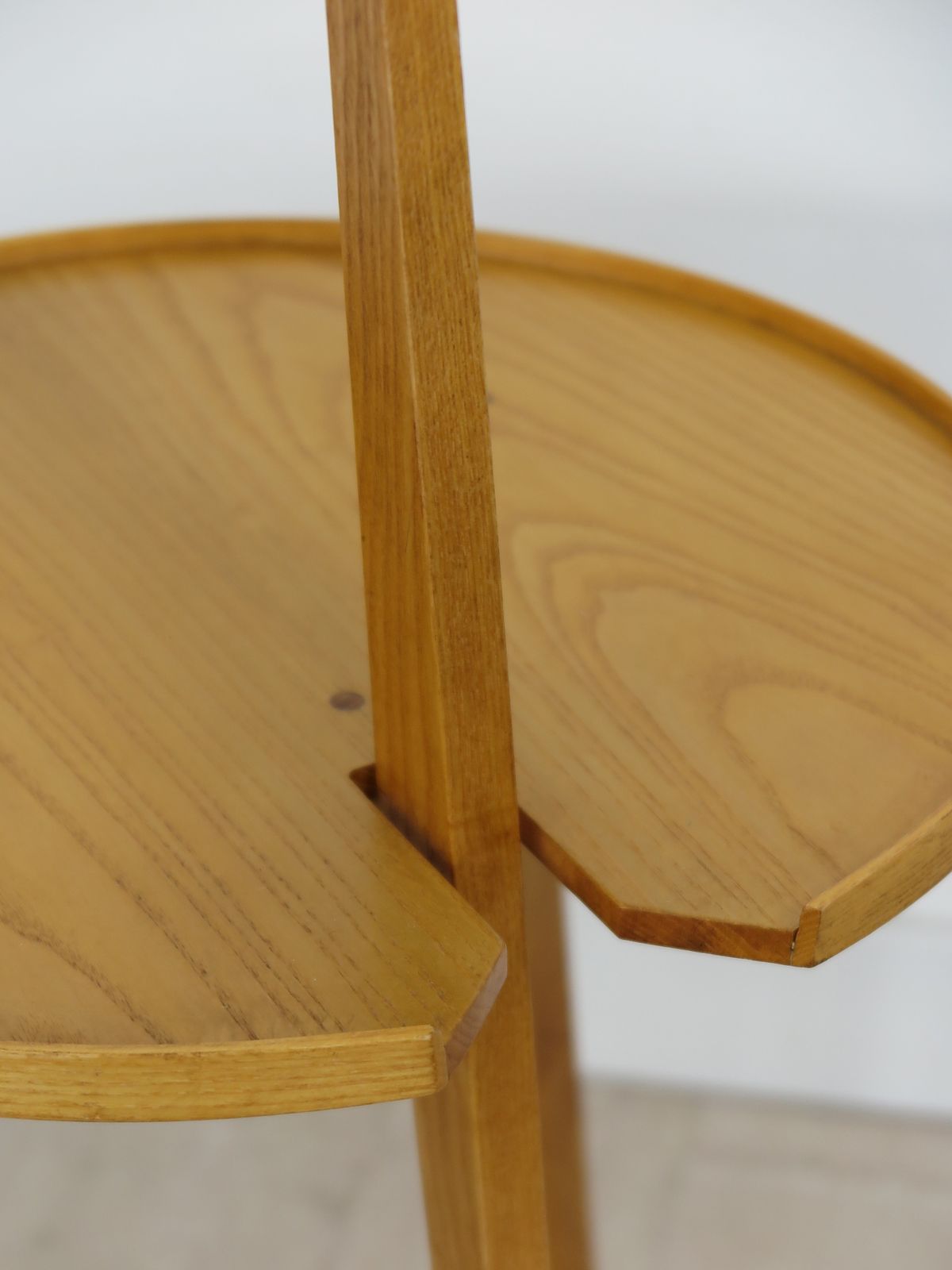 Franco Albini For Poggi Italian Oak Coffe Table "Cicognino" Model, Italy 1960s photo vintage