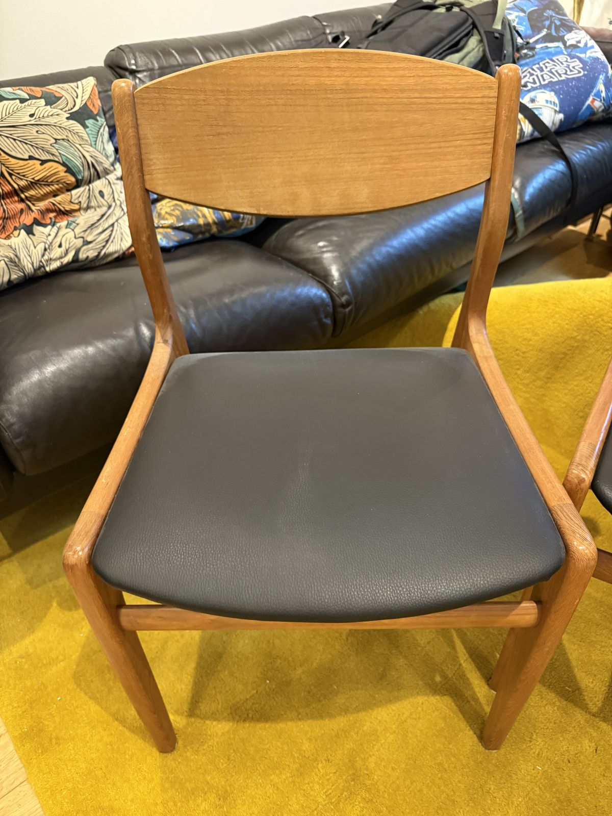 Mid Century Restored Dining Chairs. photo furniture