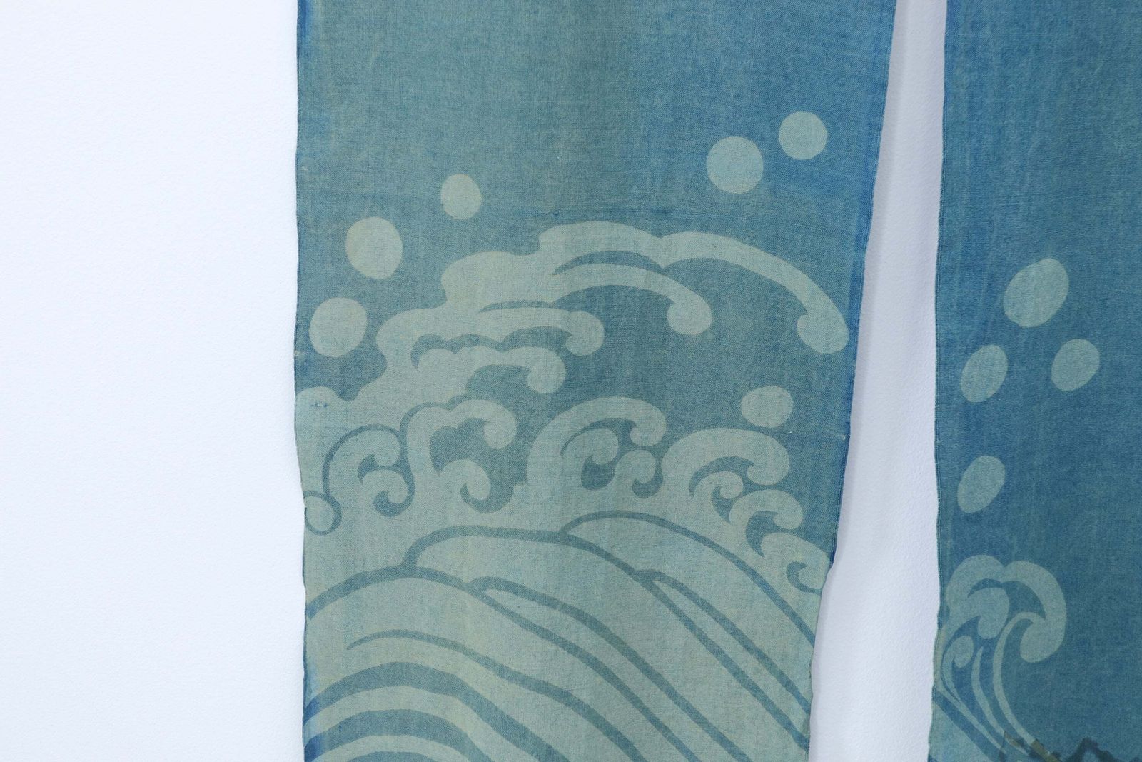 Early 20th Century Indigo Dyed Japanese Noren Curtain photo buy