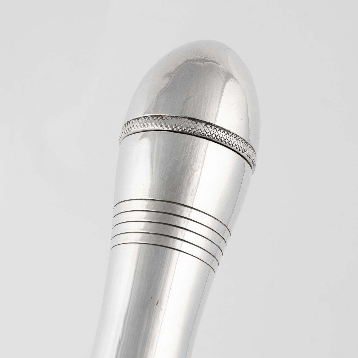 Novelty 20thc Silver Plated "Bell Form" Cocktail Shaker, Hukin & Heath C.1930 photo buy