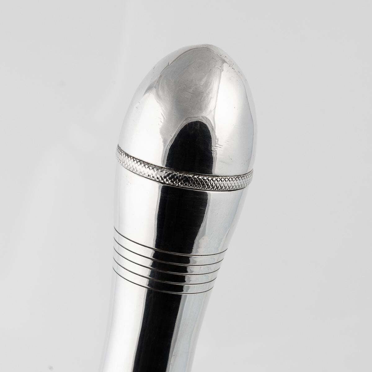 Novelty 20thc Silver Plated "Bell Form" Cocktail Shaker, Hukin & Heath C.1930 photo vintage
