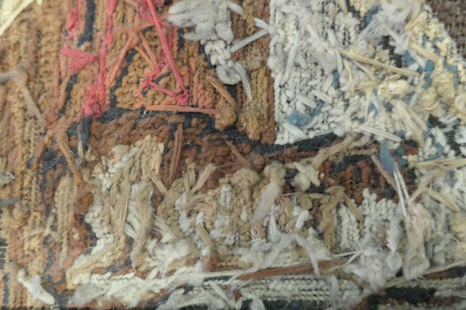 Early 19th Century English Wool Tapestry, “The School Room” photo vintage