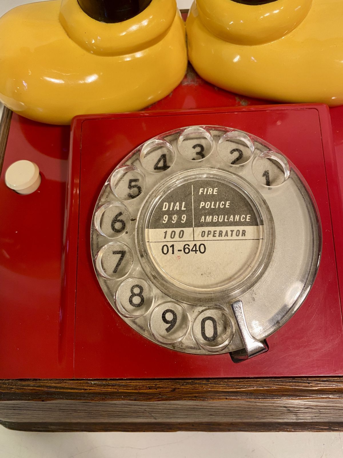 Vintage Official Disney Mickey Mouse Rotary Dial Telephone photo Home Decor