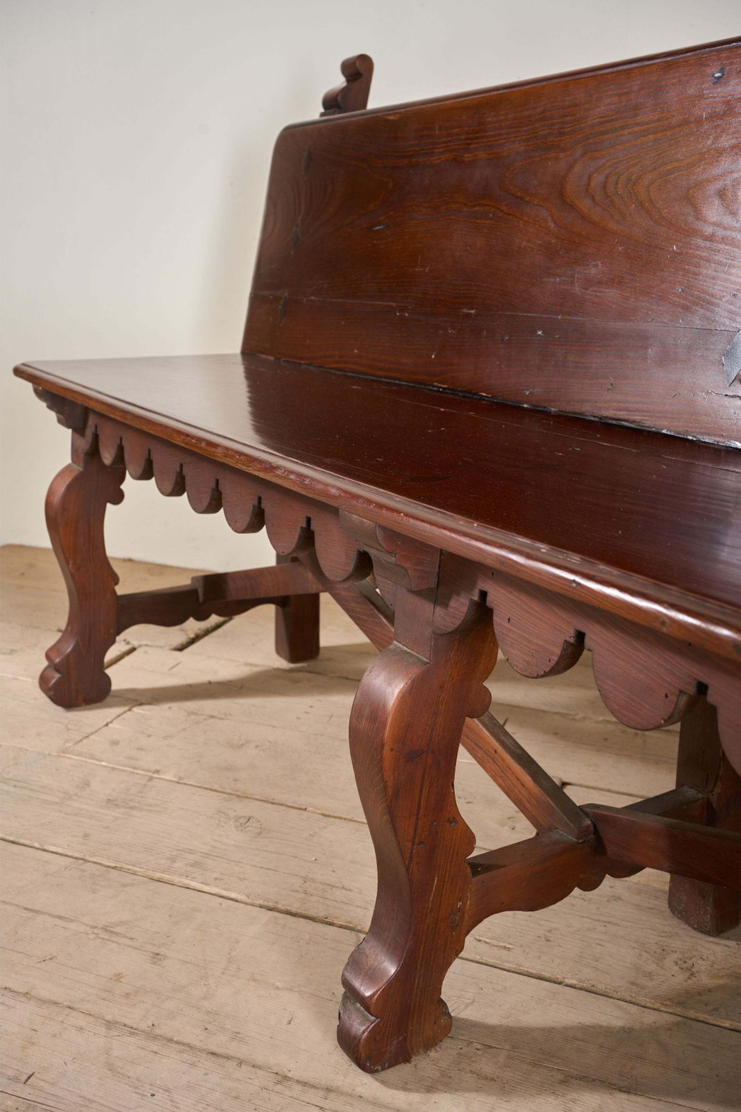 19th Century Spanish Baroque Hall Bench photo vinterior