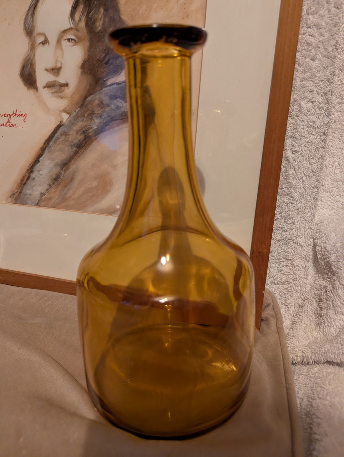 photo for sale Oscar Wilde’s Emotional Geometry – Original Campion Artwork With Vintage Glass Salon Ensemble