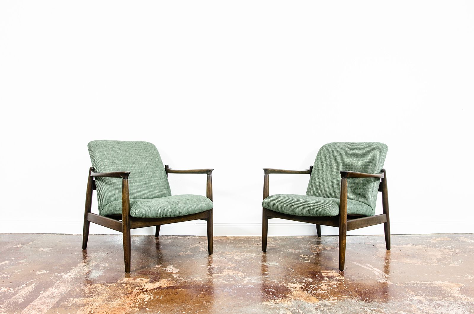 Vintage Armchairs "Gfm 64" By Edmund Homa, Poland, 1960s photo buy