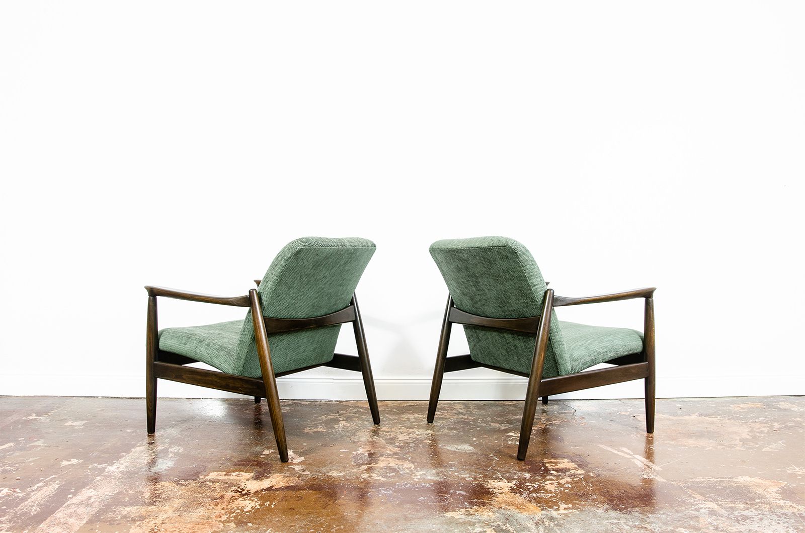 Vintage Armchairs "Gfm 64" By Edmund Homa, Poland, 1960s photo vintage