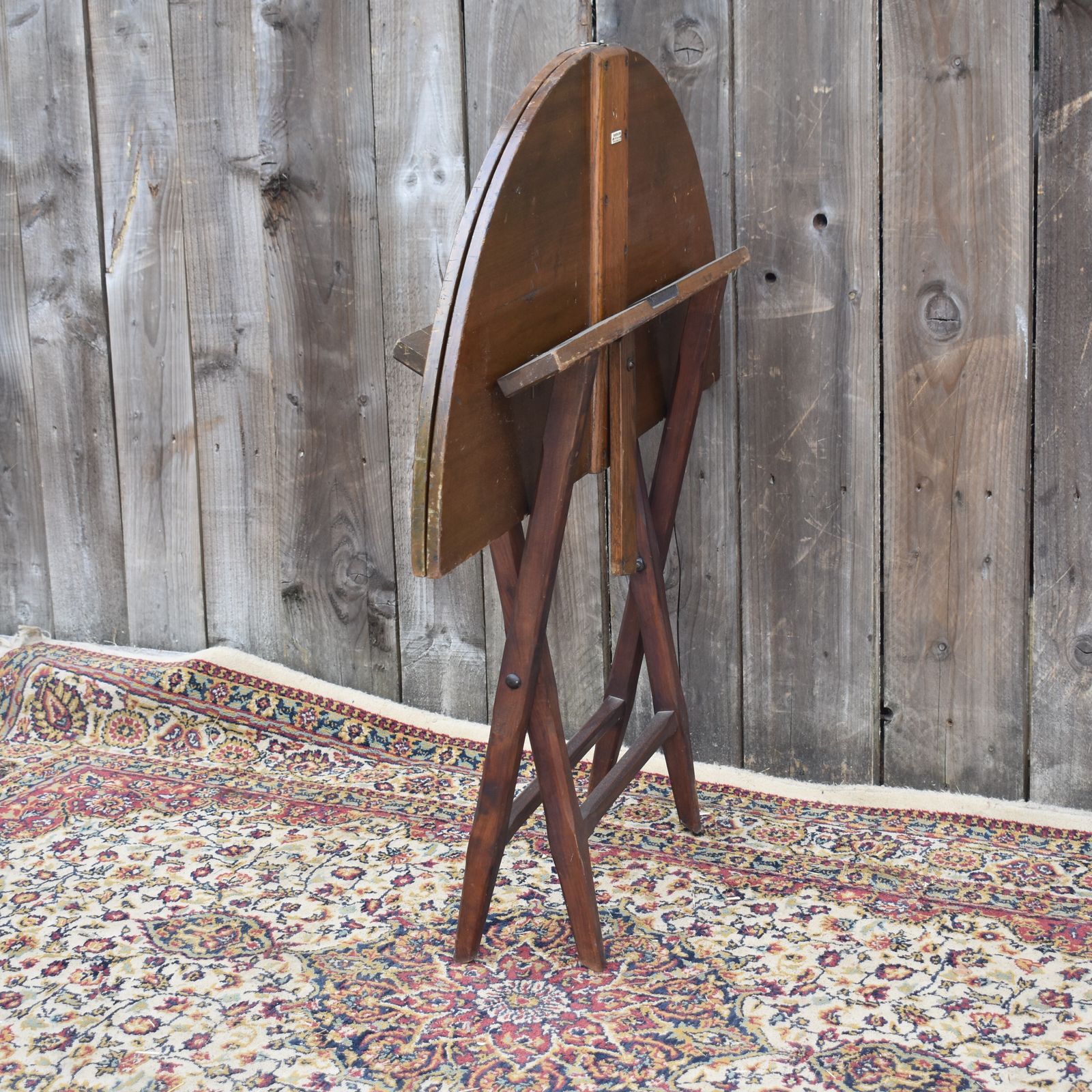 Antique Victorian Thornton & Herne London Folding Travel Coaching Campaign Table photo furniture