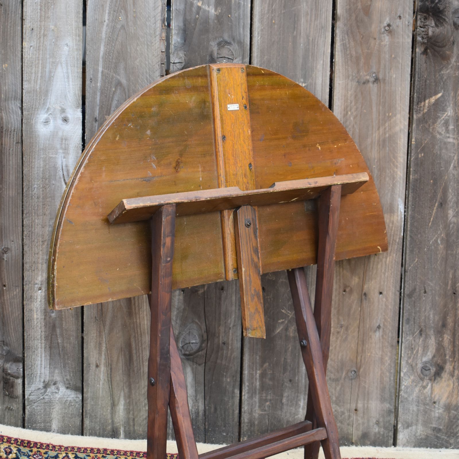 Antique Victorian Thornton & Herne London Folding Travel Coaching Campaign Table photo Furniture