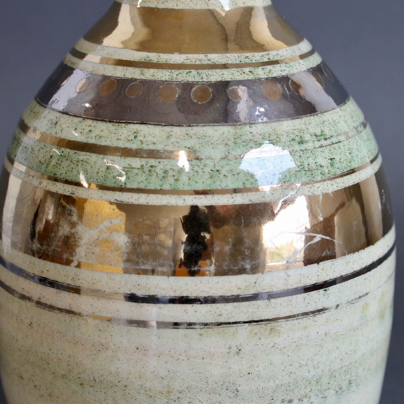 photo for sale Vintage French Glazed Ceramic Table Lamp By Georges Pelletier For La Roue (Circa 1970s)