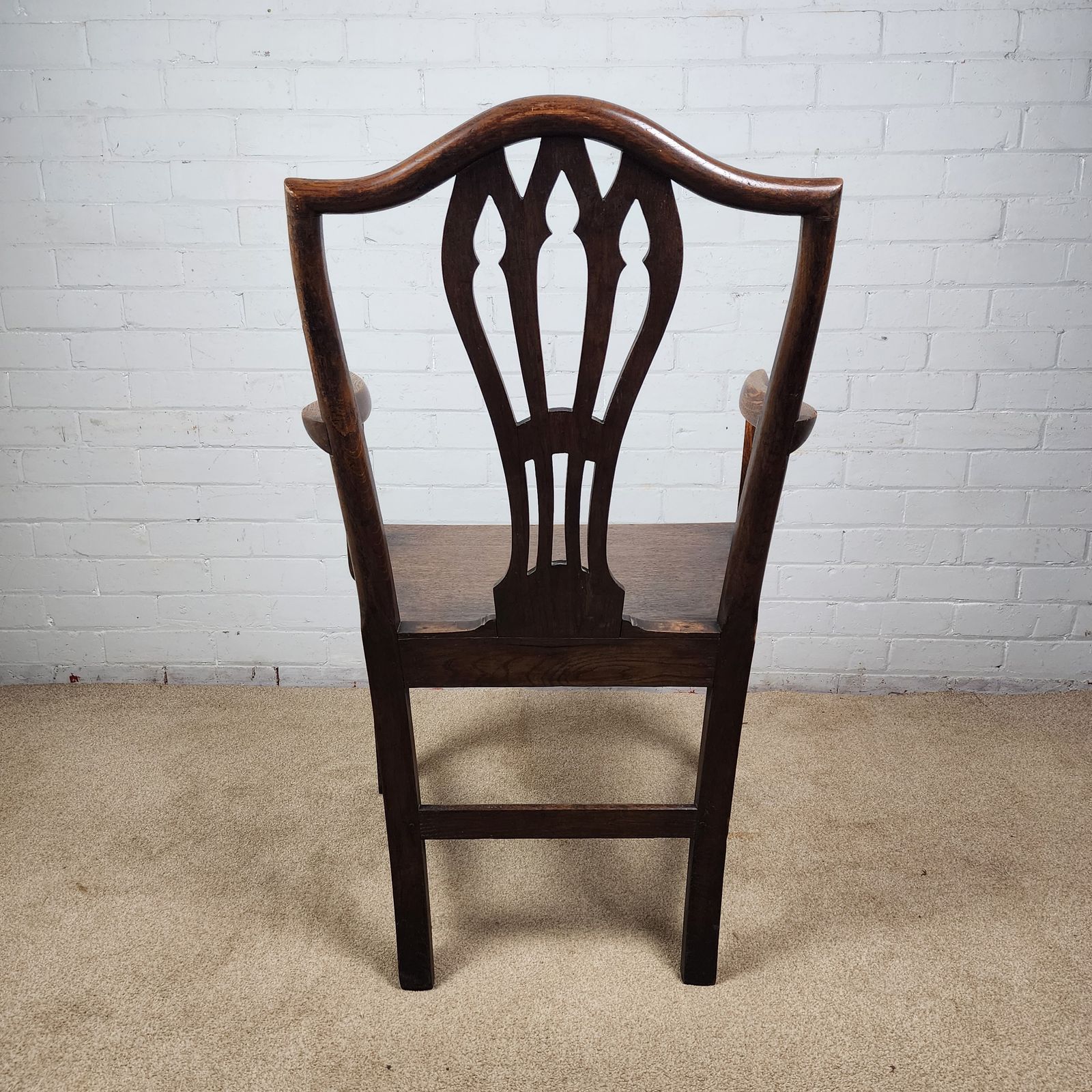 Georgian Oak Carver Chair photo furniture