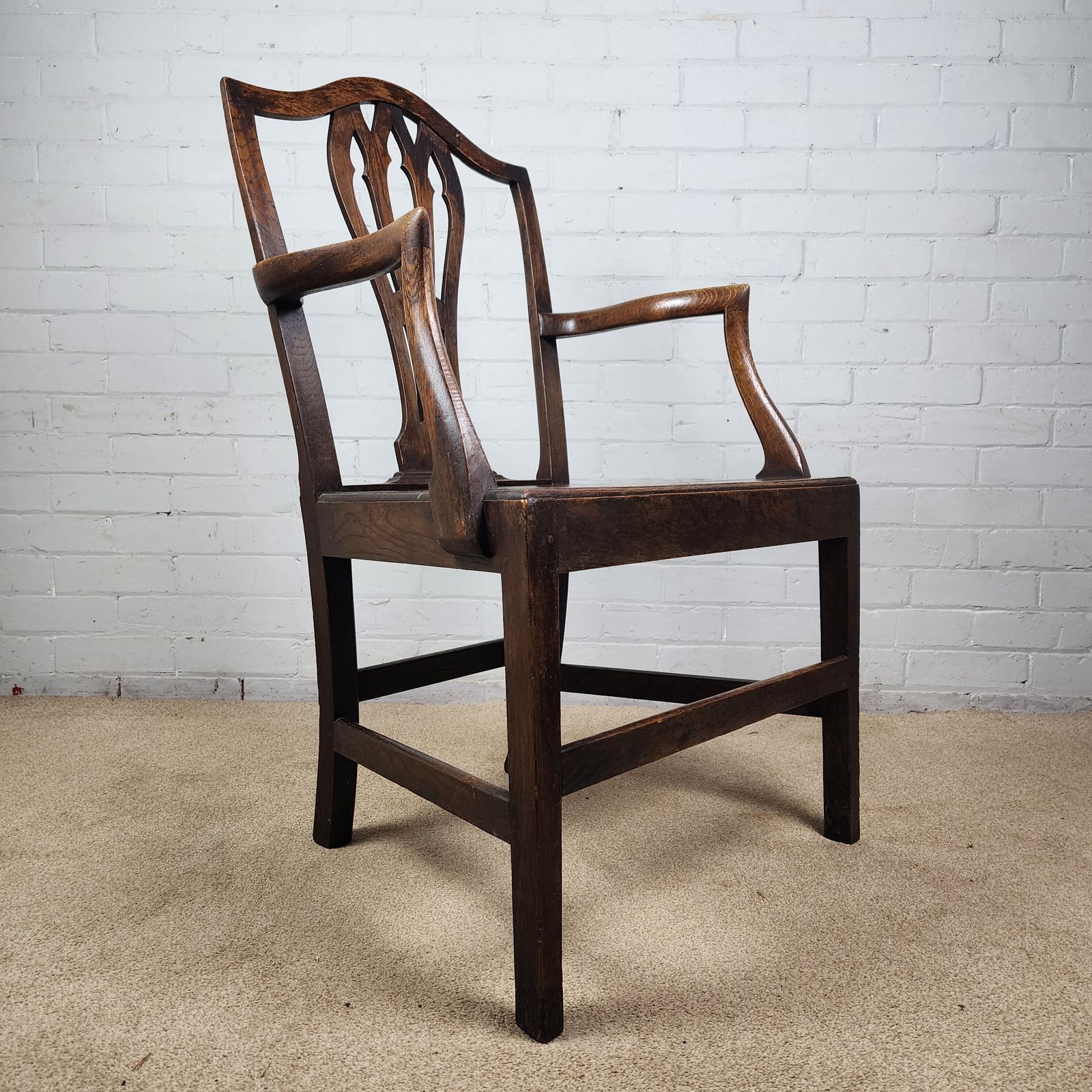 Georgian Oak Carver Chair photo Furniture