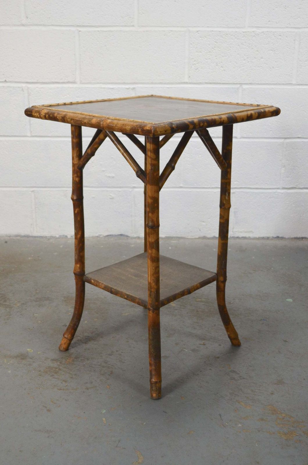 Antique Aesthetic Movement Bamboo Side Table photo for sale