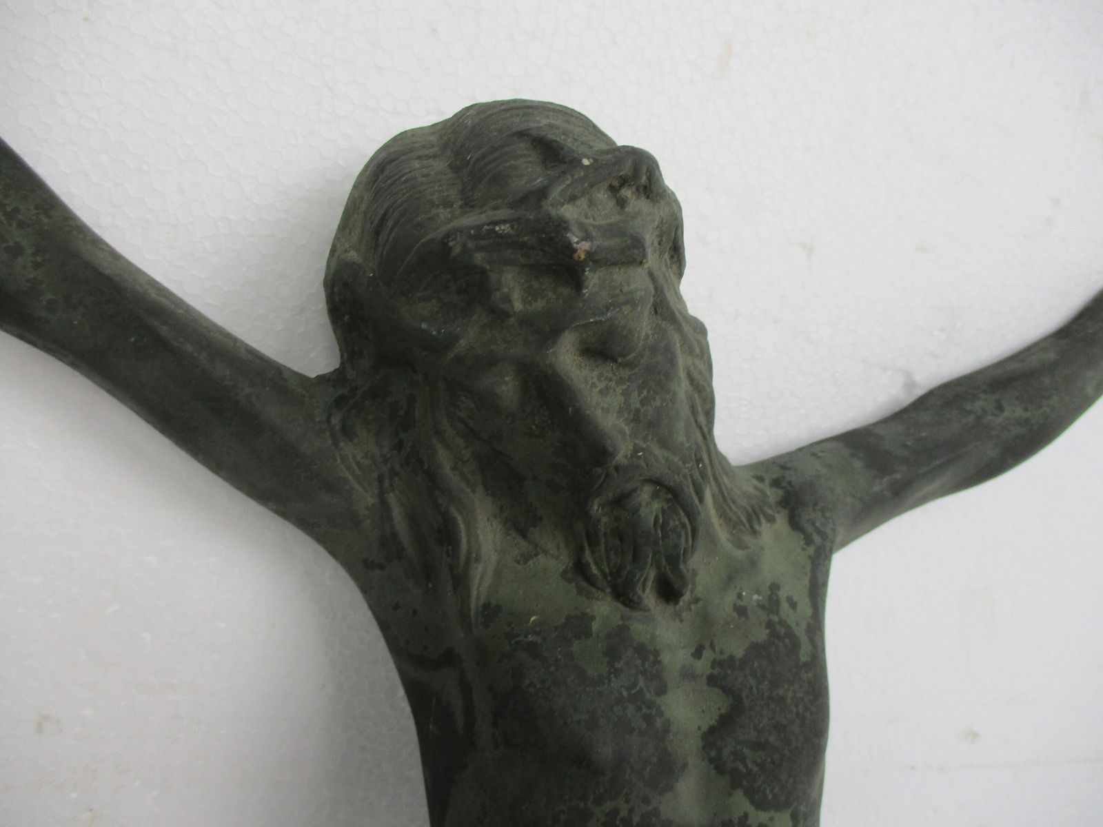 Gorgeous Antique Brass Bronze Corpus Jesus Christ Church 19th 20th Century 22.83 photo for sale