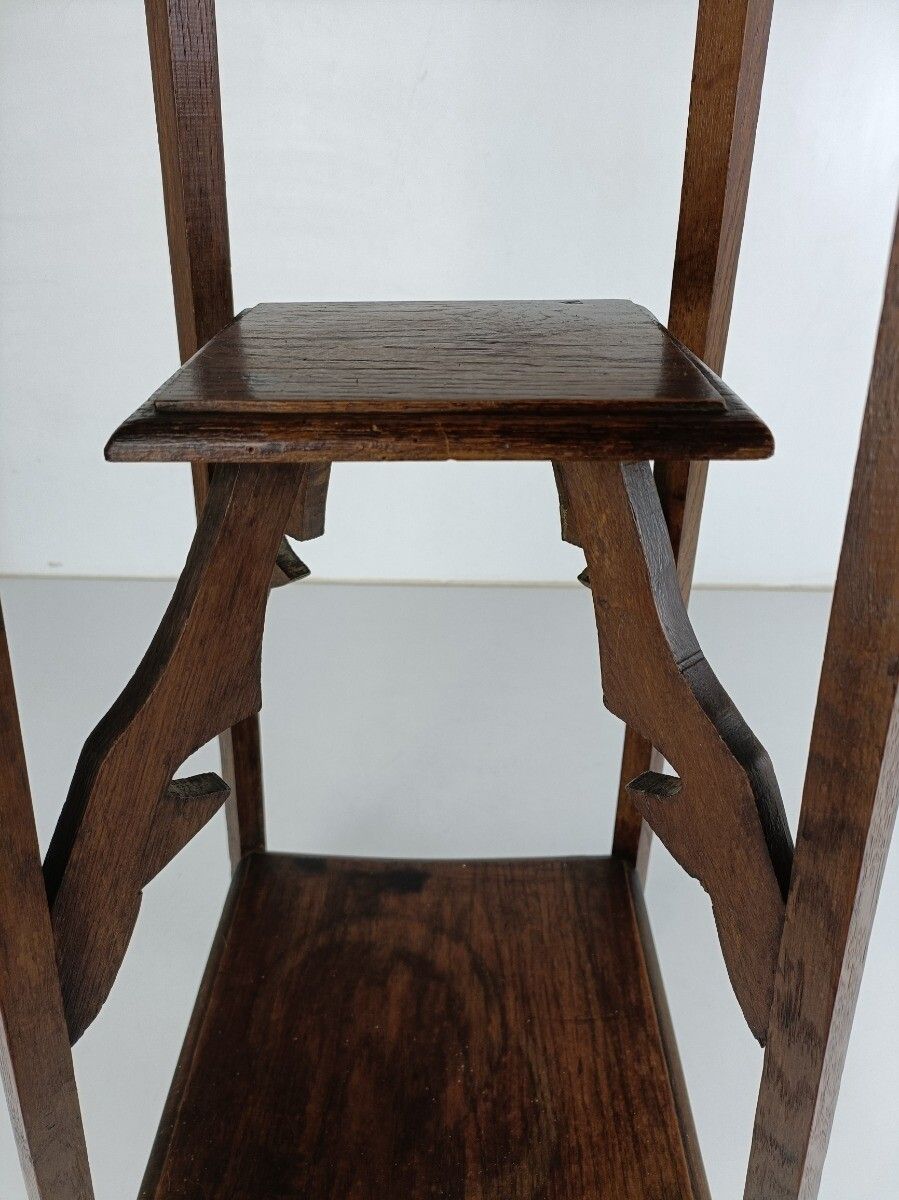 Art Nouveau Deco Ornate 3 Tier Pedestal Table Plant Bonsai Stand  Antique Barn S photo 364.0