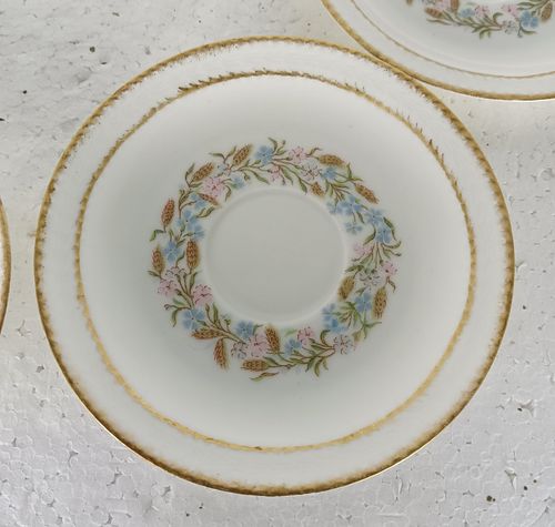 Set Of 6 Cup And Saucer Antique Haviland Limoges France Belle Epoque photo for sale