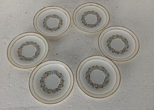 Set Of 6 Cup And Saucer Antique Haviland Limoges France Belle Epoque photo Home Decor
