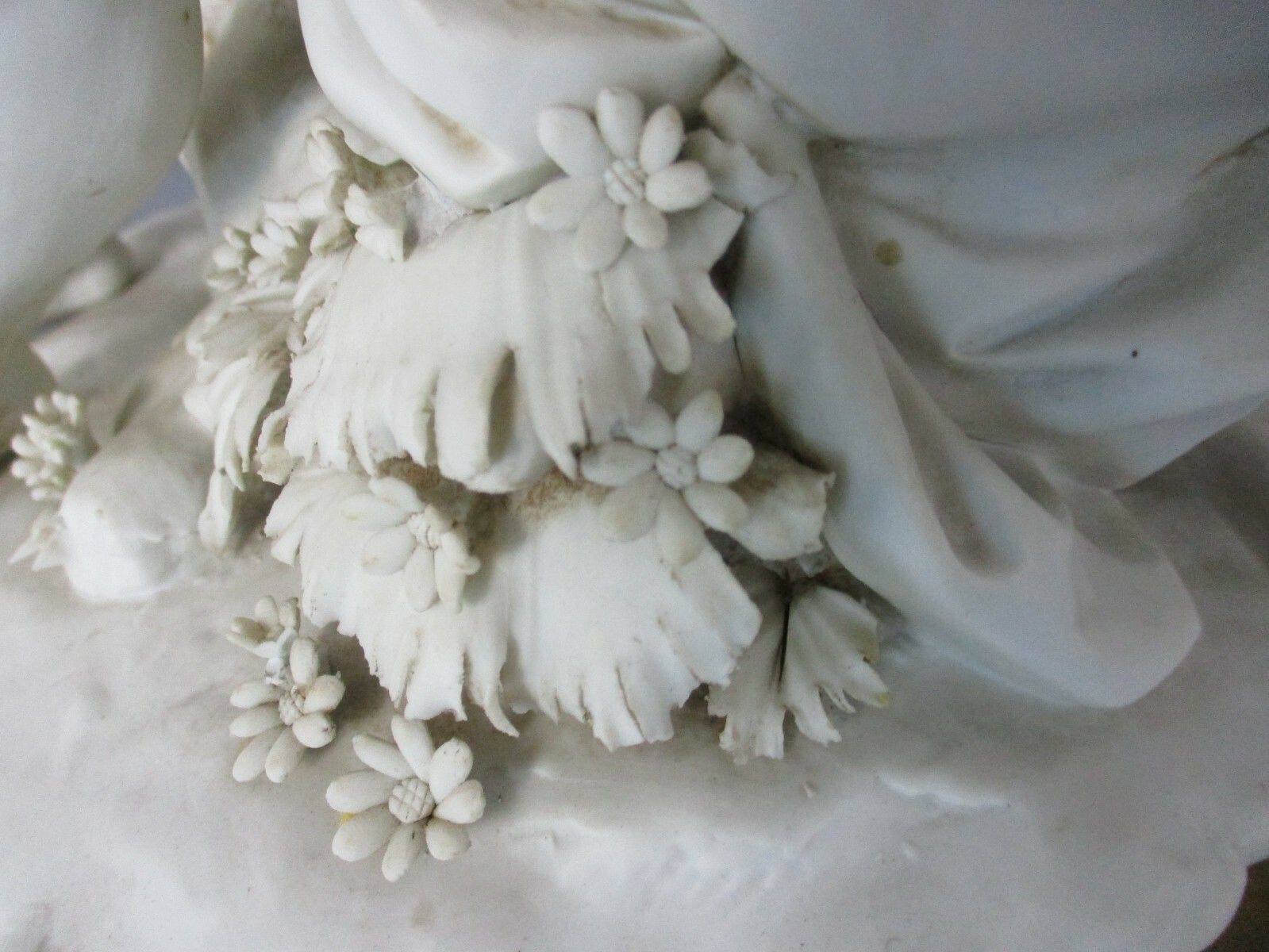 Large Porcelain Statue Figurine  Porcelain  Bisque  Couple Eros Vintage Gorgeous photo buy