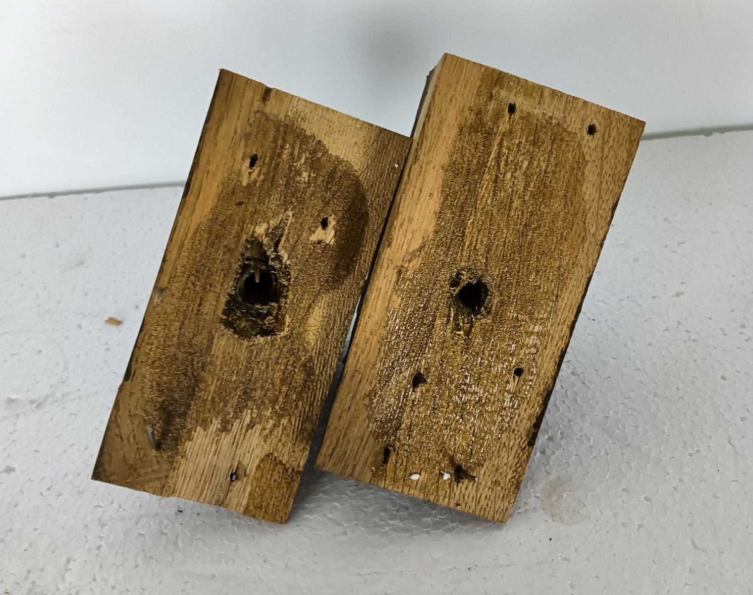 Antique Pair Corbels Hand Carved Wood Architectural Reclaimed Lion Heads Trims R photo buy