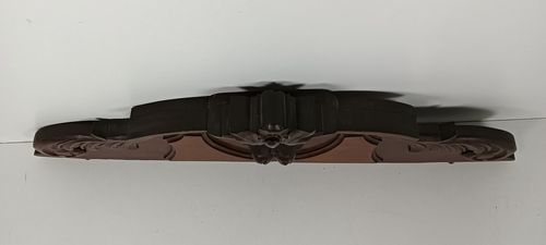 Antique Pediment Over Door Carved Wood Architectural Reclaimed Salvaged Beautifu photo furniture