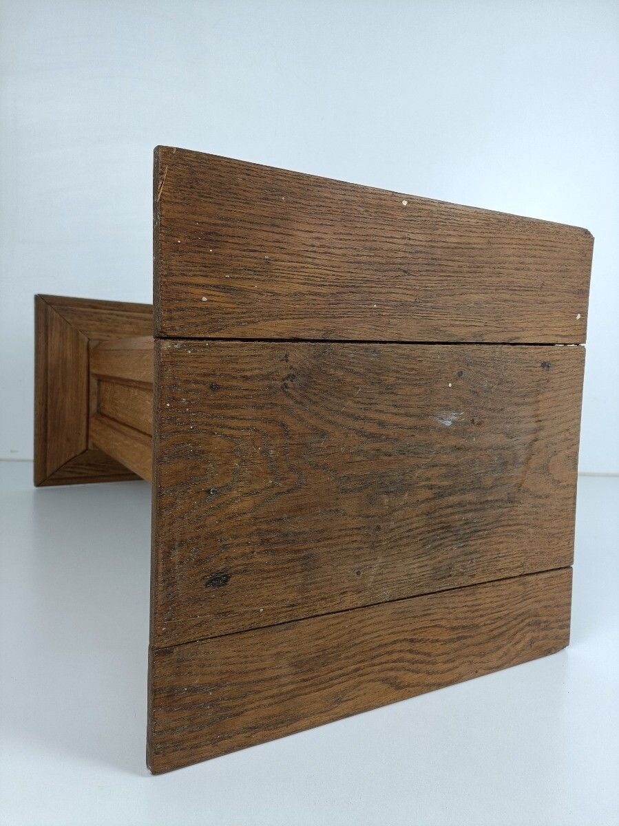 photo for sale Gothic Antique Wooden Ornate Side Display Table Pedestal Plant Stand Church Chap