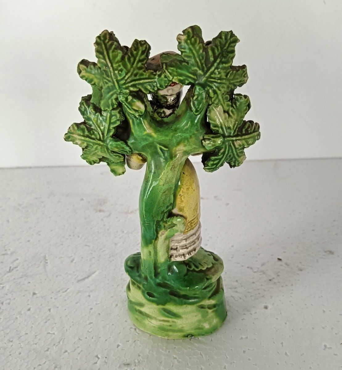 Show Woman Pearlware Bocage Figure Walton  Staffordshire Pottery Antique 19th C photo buy