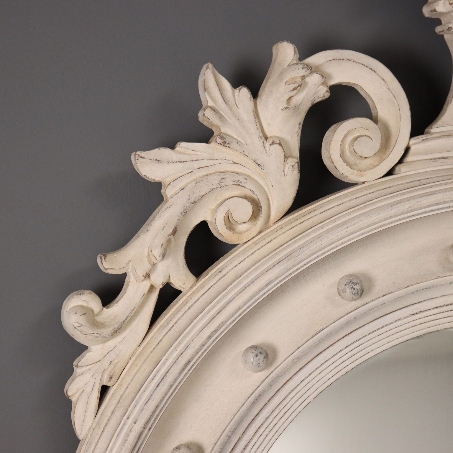 Mirror Regency Style Lacquered Wood Glass XX Century photo Home Decor