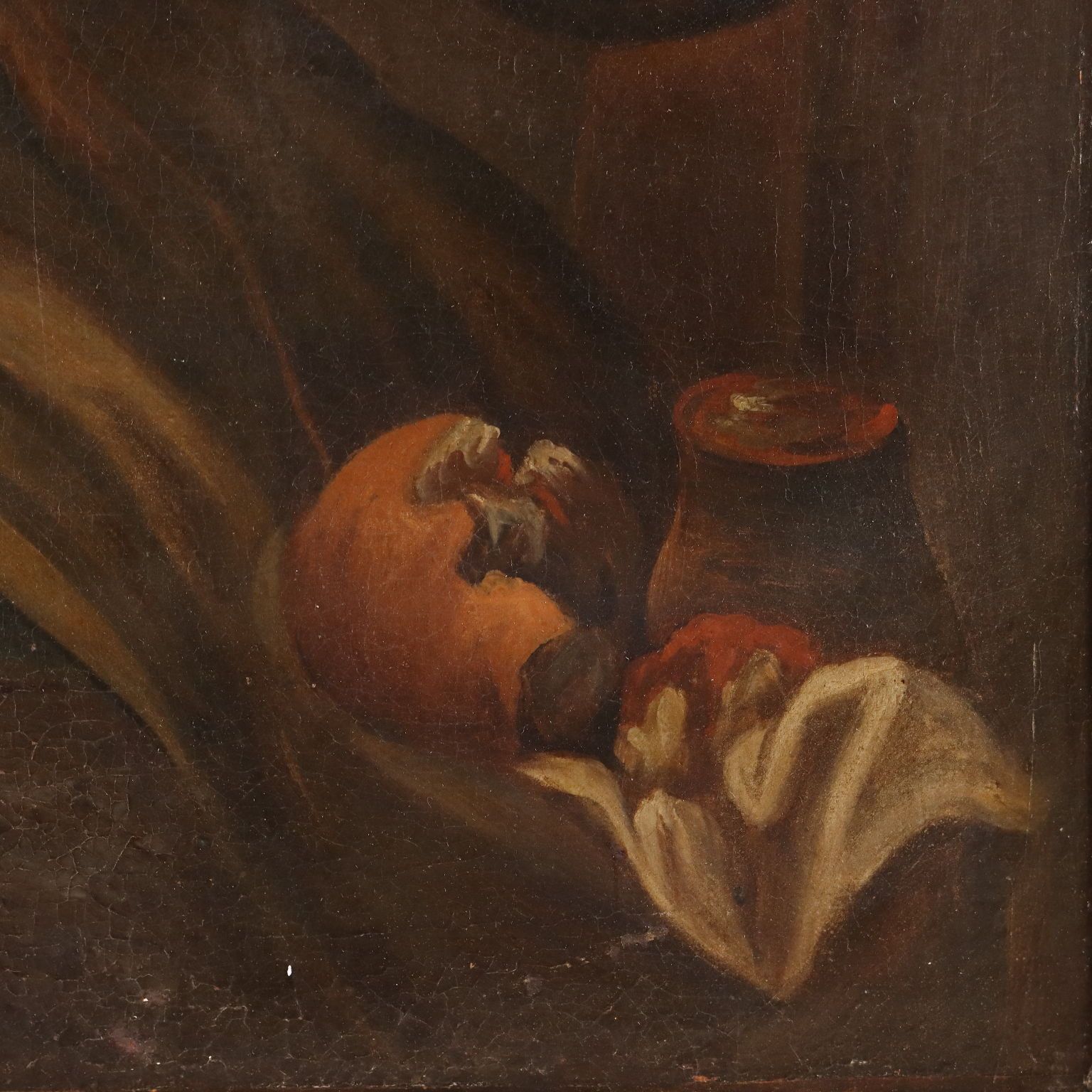 The Guitar Player Antique Painting Oil On Canvas XIX Century photo vintage