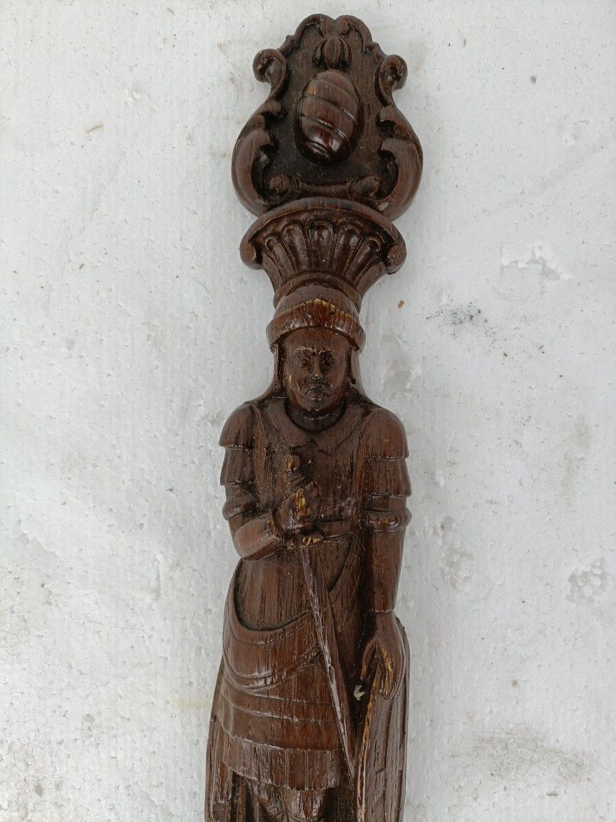 Antique French Carved Wood  Reclaimed Architectural Trim Pediment Salvaged  Bret photo 162.0